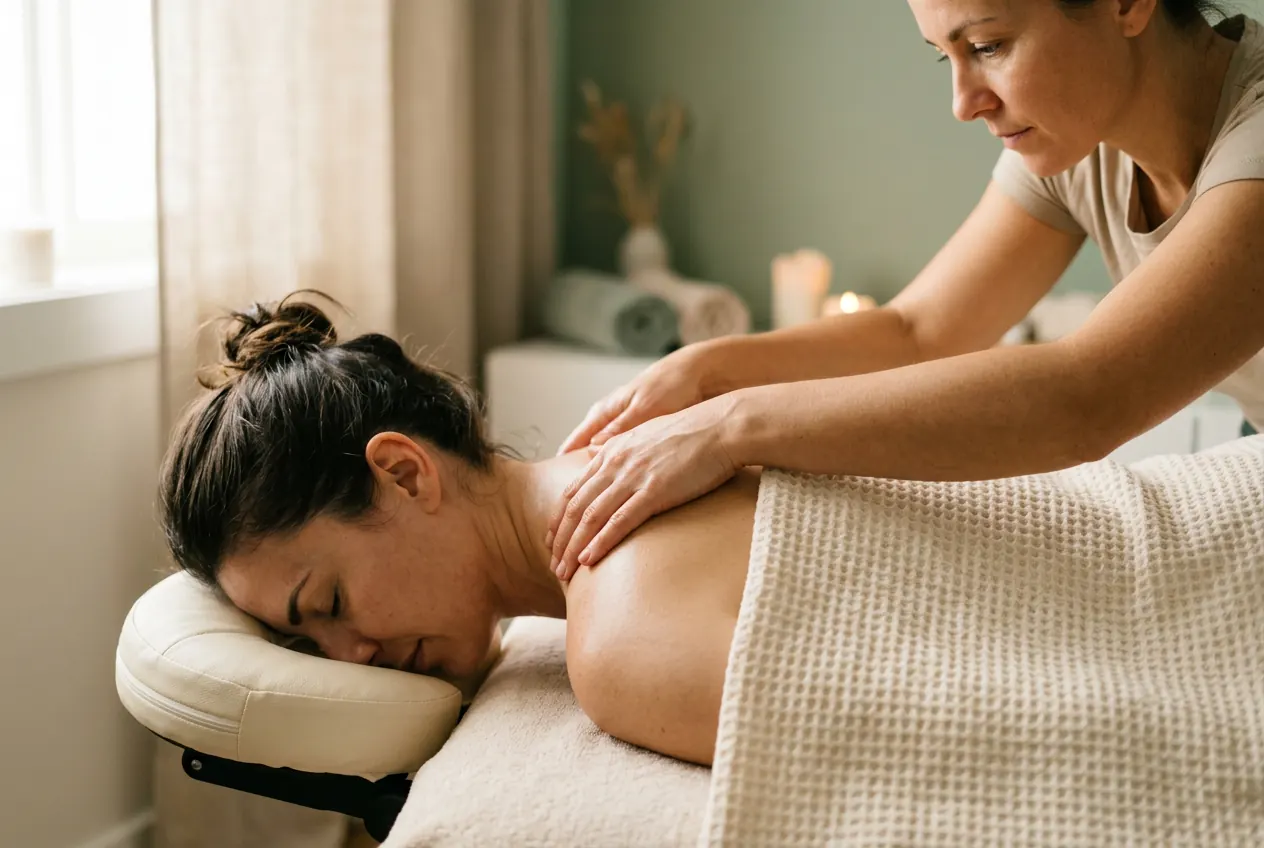 Massage cổ vai gáy thư giãn